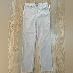 Kut from the Kloth Beige High Rise Straight Leg Corduroy Pants